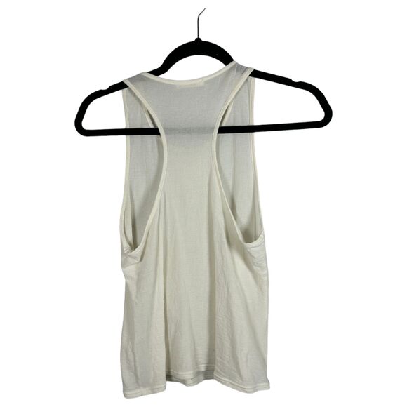 Chloe Vintage 1990s Silk Blend Cream Sleeveless Blouse Size XS - Picture 2 of 5